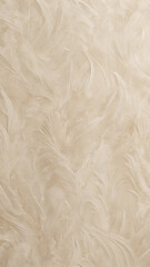 Fototapeta premium Beige Stucco Wall with Decorative Swirl Texture and Elegant Plaster Finish