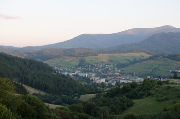 Obraz premium Mountains Carpathians. Ukraine. Beauty of nature
