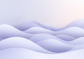 Abstract Pastel Mountains Landscape Design