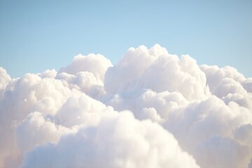Vast Fluffy Cloudscape In Daylight