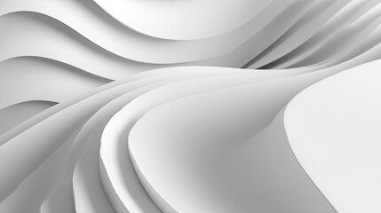 Abstract Geometric White and Gray Design