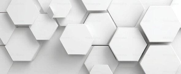 Abstract Geometric Hexagon Pattern