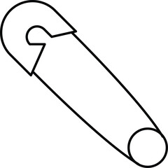 safety pin isolated, Safety pin Icons for web designs in black colors, Vector Illustration