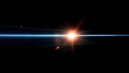 Earth Orbit Sunrise View from Space