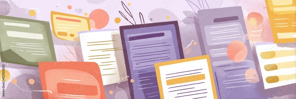 Poster Exploring Various Note-Taking Techniques Through an Infographic With Soft Visuals and Bullet Layouts for Effective Learning and Retention