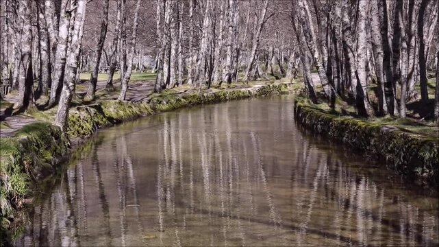 Covao d'ametade in the Serra da Estrela Natural Park. Portugal