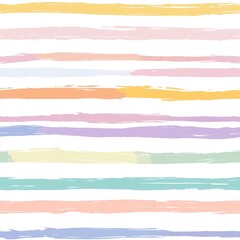 Pastel Horizontal Stripes Background