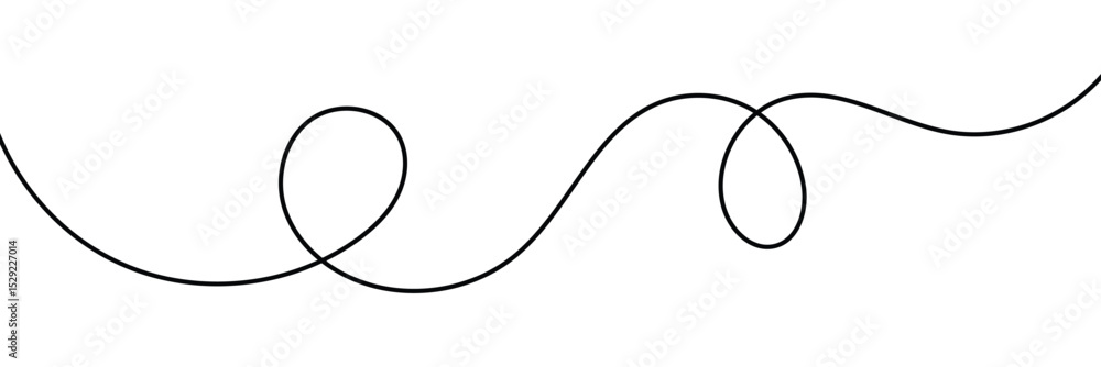 Poster curved single line. wavy, zig-zag, criss-cross lines, stripes vector. seamless pattern of continuous