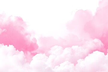 Naklejka premium Gentle Pink Cloudscape