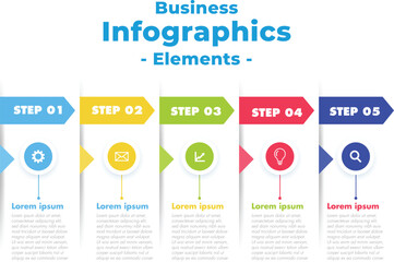 infographics options banner vector illustration