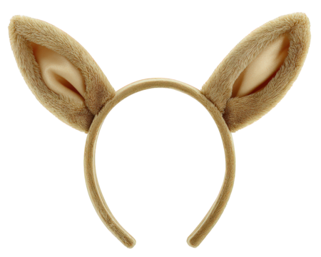 Fluffy bunny ears headband designed for playful occasions, perfect for costumes or festive events. This adorable accessory adds fun touch to any outfit, making it delightful choice