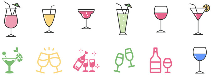 Colorful Fresh Drink Icon.eps