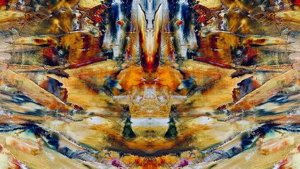 Abstract art background . Hand painting artwork on canvas .