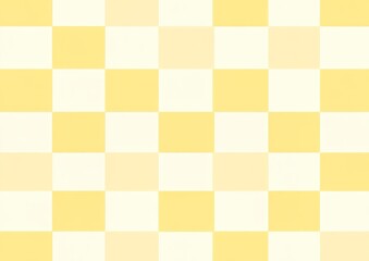 Pale Yellow Checkerboard Pattern Background