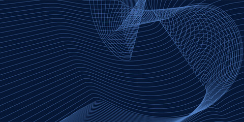 blue background metal pattern line style