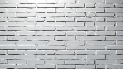 Fototapeta premium Pristine White Brick Wall Texture Perfect for Design Inspiration