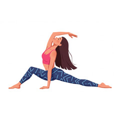 A graceful woman practicing yoga in a stylish pose a perfect scalable design for fitness branding or wellness logos