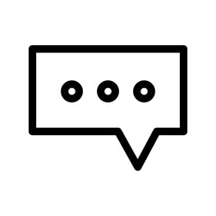 Bubble speech icon design template SVG
