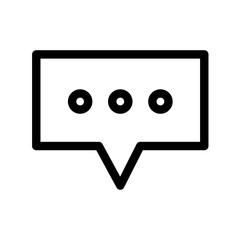 Bubble speech icon design template SVG