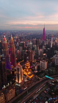Kuala Lumpur, City View with Twin Tower and Merdeka 118