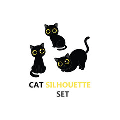 set of funny cats