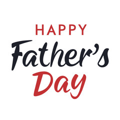 Happy Fathers Day vector text banner illustration. Happy Fathers Day typography vector logo. Happy Fathers Day  design, background graphic. cards, social media and poster designs.