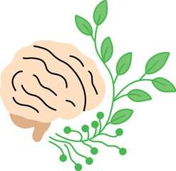 Plasticity- how the brain changes- metaphorical drawing showing a brain rewiring itself