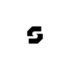 S letter logo vector illustration