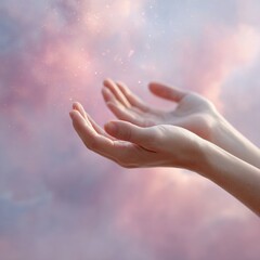 National Dance Movement Therapy Advocacy Day with Cosmic Energy Hands and Spring Wellness Vibes for Earth Day and Mothers Day Marketing Campaign