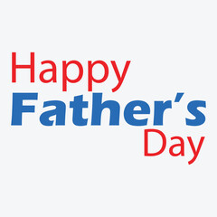 Happy Father's Day Typography Design
