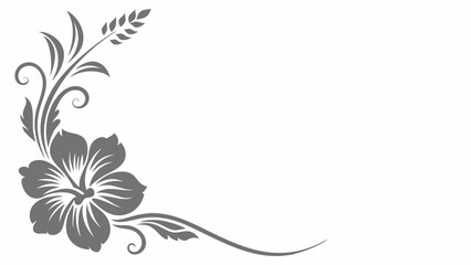 abstract floral background with flowers