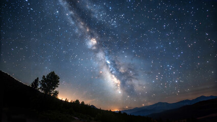 starry night sky