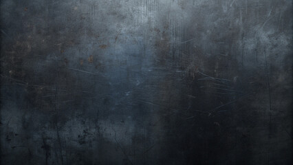 Obraz premium Dark Scratched Metal Texture with Grunge Surface and Industrial Wear