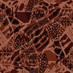 multi colored decorated hand drawn rendered traced embraided ornamental all over base background. repeat pattern geometrical texture border ethnic tribal creative design