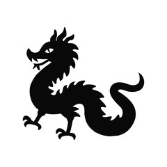 Year Of The Dragon Vector Chinese Style Zodiac Symbol Isolated.