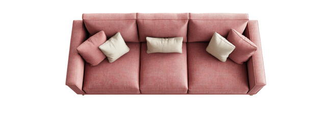 Elegant Rose-Colored Sofa Design
