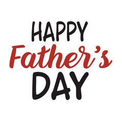 Happy Fathers Day vector text banner illustration. Happy Fathers Day typography vector logo. Happy Fathers Day  design, background graphic. cards, social media and poster designs.