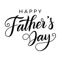 Happy Fathers Day vector text banner illustration. Happy Fathers Day typography vector logo. Happy Fathers Day  design, background graphic. cards, social media and poster designs.