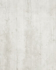 Obraz premium Cracked White Concrete Wall Texture with Subtle Weathering for Background Use