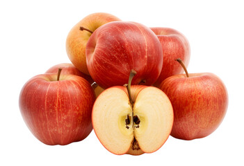 Apples isolated on Transparent Background.
