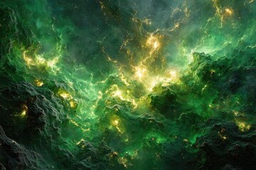 Obraz premium Colorful Deep Space Nebula