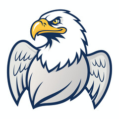 Obraz premium Majestic Bald Eagle Illustration