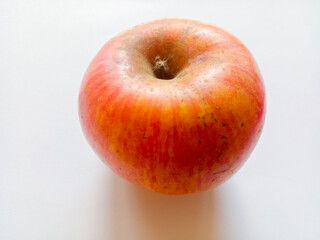 Apple fruit isolated on white background.