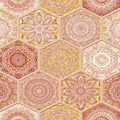 multi colored decorated hand drawn rendered traced embraided ornamental all over base background. repeat pattern geometrical texture border ethnic tribal creative design