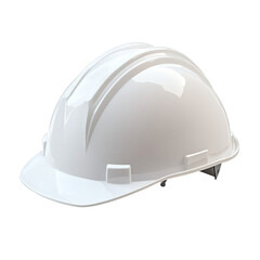 Fototapeta premium Essential White Safety Helmet Head Protection for Construction and Industrial Workers