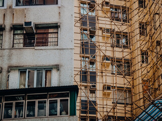 Contrasts of Hong Kong Buildings - Asian cities