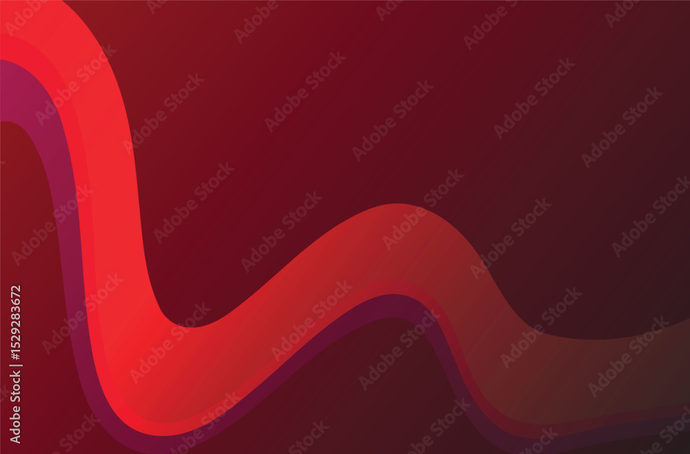 Poster abstract red geometric background. dynamic shapes composition. vector illustration