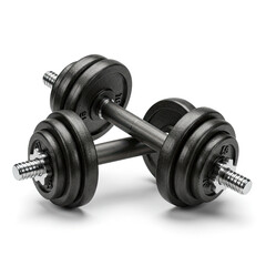 Naklejka premium dumbbell isolated on white background