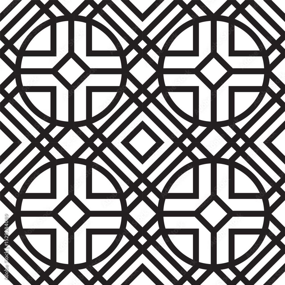 Poster minimalist geometric circle square abstract pattern background design illustration