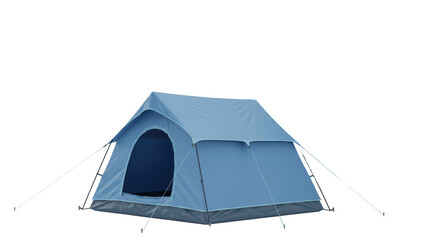 Isolated Blue Tent